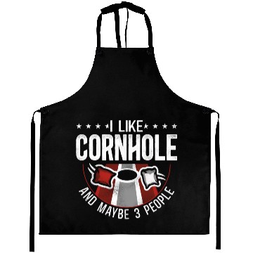 Discover Cornhole Team Bean Bag Player Aprons