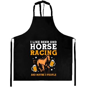 Discover Beer And Horse Racing And Maybe Three People Aprons