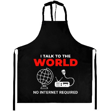 Discover Amateur Ham Radio Operator Radio Waves Frequency Aprons