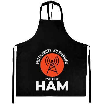 Discover Amateur Ham Radio Operator Radio Waves Funny Aprons