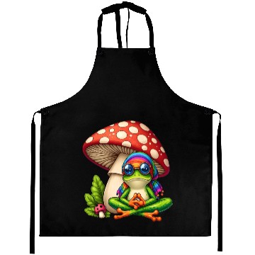 Discover Sweet Mushroom Frog Aprons