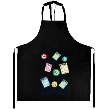 Discover Happiness Is Yelling Bingo Caller Daubers Aprons