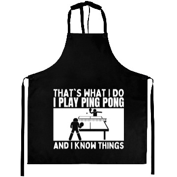Discover Ping Pong That's What I Do Funny Ping Pong Aprons