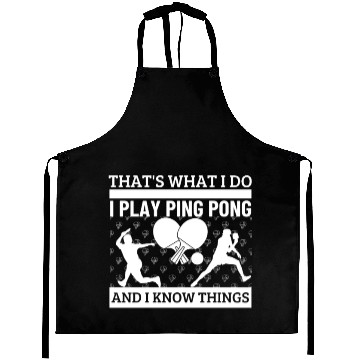Discover Ping Pong That's What I Do Funny Ping Pong Aprons