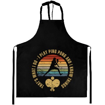 Discover Ping Pong That's What I Do Funny Ping Pong Aprons