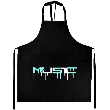Discover Music Text Letters Quote Saying Graffiti Drops Aprons