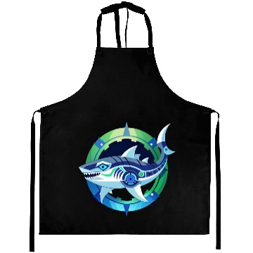 Discover Shark, combines organic and mechanical aesthetics. Aprons