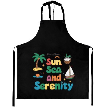 Discover Sun Sea And Serenity Aprons