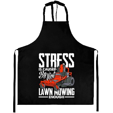 Discover Landscaper Gardener Stress Lawn Mowing Aprons
