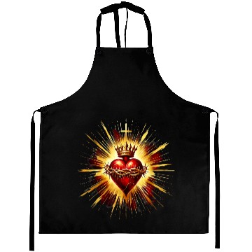 Discover Sacred Heart Jesus Catholic Devotion Aprons
