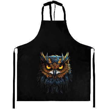 Discover Artwork Fantasy Owl Bird Aprons