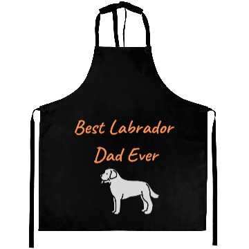 Discover Best Labrador Dad Ever Aprons