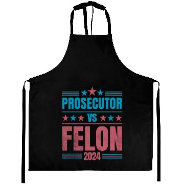 Discover Prosecutor vs Felon Funny Aprons