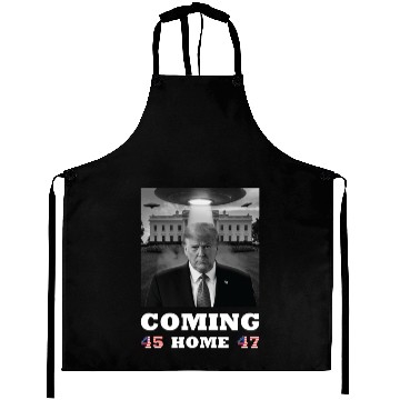 Discover Trump Coming Home with UFOs over the White House Aprons