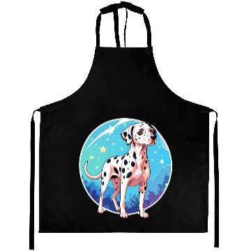 Discover Dalmatian Dog Watercolor Aprons