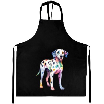 Discover Dalmatian Dog Watercolor Aprons