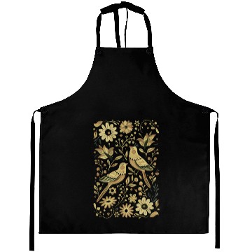 Discover Golden birds Aprons