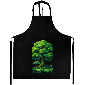 Discover Enchanted Forest Motif - Whimsical Nature-Inspired Aprons