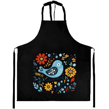 Discover Bird in Flowers Aprons