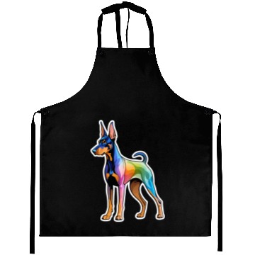 Discover Dobermann Watercolor Aprons