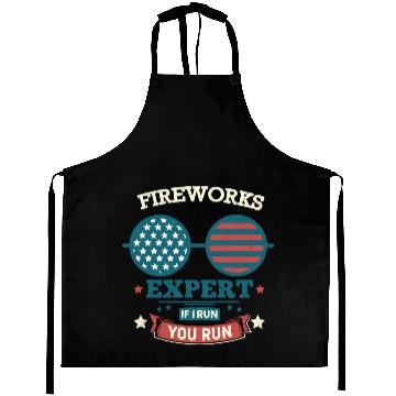 Discover Fireworks Expert: If I Run, You Run! Aprons