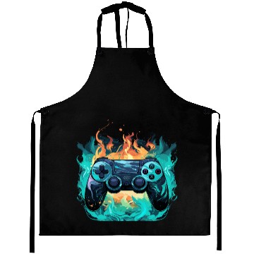 Discover Control all the Things Video Game Controller Aprons