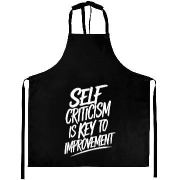 Discover Self Criticism Is Key To Improvement Aprons