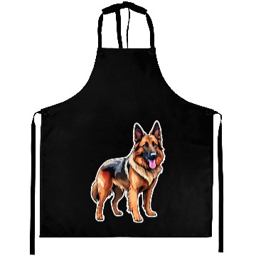 Discover Belgian Shepherd Watercolor Aprons