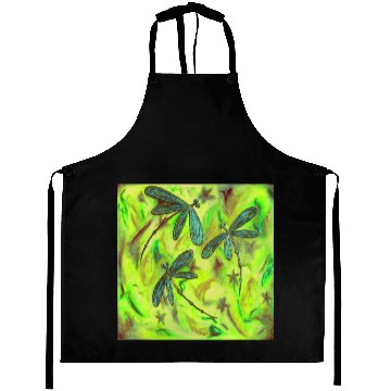 Discover Dragonfly Flit Gorgeous Green Aprons