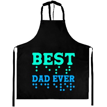 Discover Braille Blind Awareness Best Dad Ever Aprons