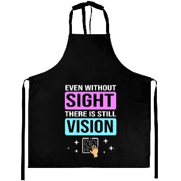 Discover There Is Still Vision Blind Braille Writer Aprons