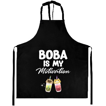 Discover Boba Is My Motivation Bubble Japan K-pop Korean Aprons