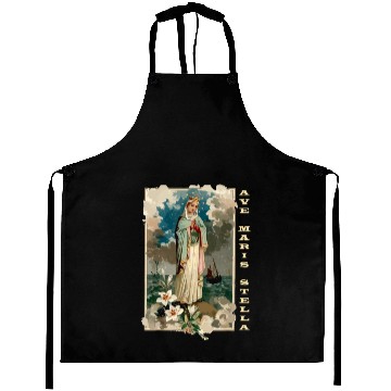 Discover Ave Maria Schubert Latin Mass Blessed Mother Mary Aprons