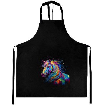 Discover Color burst horse Aprons
