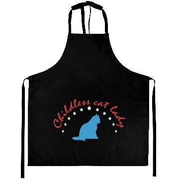 Discover Vintage And Retro Funny Childless Cat Lady Aprons