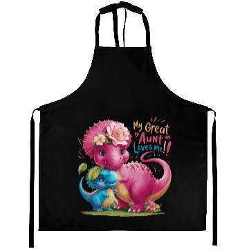 Discover Dinosaurs My Great Aunt Loves Me Aprons