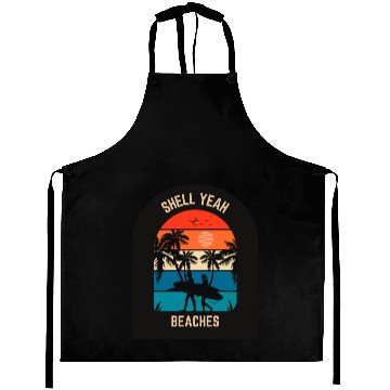Discover Beach Lover Shell Yeah Beaches Summer Holidays Sea Aprons
