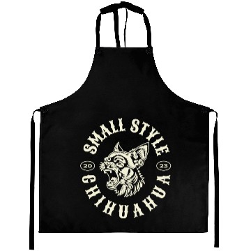 Discover Angry Chihuahua Dog Funny Aprons