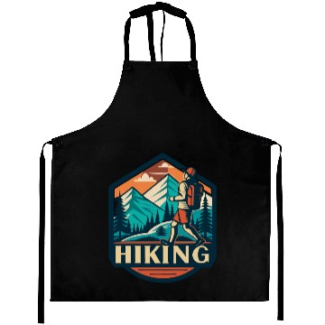 Discover Outdoor Creative Mountain Hiking Lover Aprons