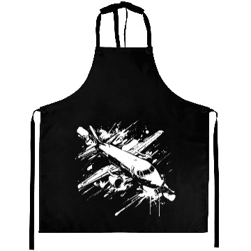 Discover Plane Streetart Aprons