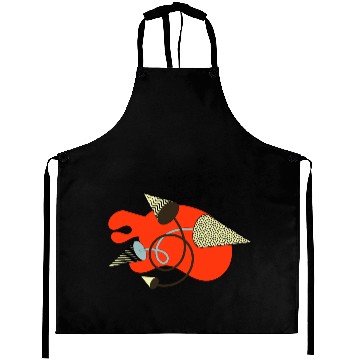 Discover Abstract Geometric Art Aprons Design