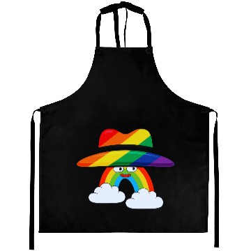 Discover colorful Rainbow with Hat Aprons