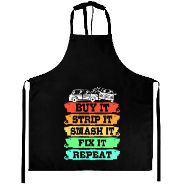 Discover Buy It Smash It Fix It Repeat Demolition Derby Aprons