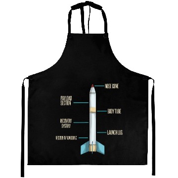 Discover Aerospace Model Rocket Kit Drawing Design Aprons