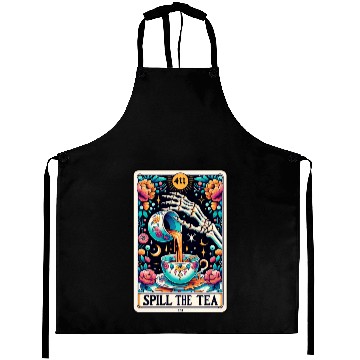 Discover Spill The Tea Tarot Card Aprons
