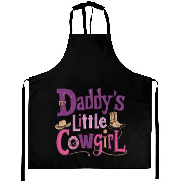 Discover Daddy's Little Cowgirl Aprons