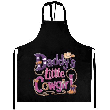 Discover Daddy's Little Cowgirl Aprons