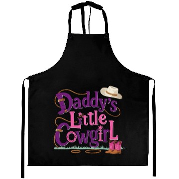 Discover Daddy's Little Cowgirl Aprons