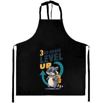 Discover 3RD Grade Level Up Back To School Design Aprons
