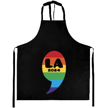 Discover Comma La Rainbow LGBTQ Kamala Harris Aprons